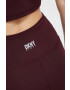 DKNY colanti femei culoarea bordo neted - Pled.ro