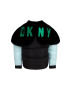 DKNY geaca copii culoarea verde - Pled.ro