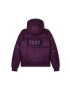 DKNY geaca reversibila pentru copii culoarea violet - Pled.ro