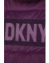 DKNY geaca reversibila pentru copii culoarea violet - Pled.ro