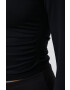 DKNY longsleeve femei culoarea negru - Pled.ro