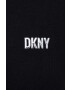 DKNY longsleeve din bumbac culoarea negru - Pled.ro