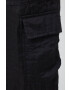 DKNY pantaloni femei culoarea gri lat high waist - Pled.ro