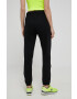 DKNY pantaloni femei culoarea negru neted - Pled.ro