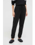 DKNY pantaloni de pijama femei culoarea negru - Pled.ro