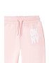 DKNY pantaloni de trening culoarea roz neted - Pled.ro