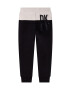 DKNY pantaloni de trening pentru copii culoarea negru cu imprimeu - Pled.ro