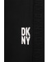 DKNY pantaloni de trening pentru copii culoarea negru neted - Pled.ro