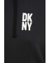 DKNY pijama femei culoarea negru - Pled.ro