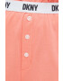 DKNY pijama femei culoarea portocaliu - Pled.ro