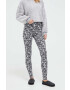 DKNY pijama femei culoarea gri - Pled.ro