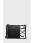 DKNY poseta culoarea negru - Pled.ro