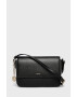 DKNY poseta de piele culoarea negru - Pled.ro