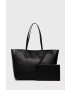 DKNY poseta de piele culoarea negru - Pled.ro