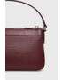 DKNY poseta de piele culoarea bordo - Pled.ro