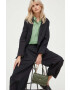 DKNY poseta de piele culoarea verde - Pled.ro