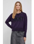 DKNY pulover femei culoarea violet - Pled.ro