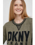 DKNY pulover femei culoarea verde - Pled.ro