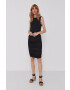 DKNY Rochie culoarea negru mini model drept - Pled.ro