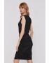 DKNY Rochie culoarea negru mini model drept - Pled.ro