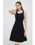 DKNY rochie culoarea negru mini evazati - Pled.ro