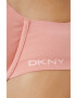 DKNY Sutien culoarea roz material neted - Pled.ro