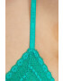 DKNY sutien culoarea verde dantela neted - Pled.ro