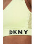 DKNY sutien culoarea verde neted - Pled.ro