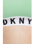 DKNY sutien culoarea verde neted - Pled.ro