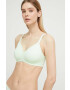 DKNY sutien culoarea verde neted - Pled.ro