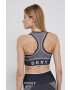 DKNY sutien sport culoarea gri modelator - Pled.ro