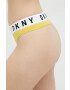 DKNY tanga culoarea galben - Pled.ro