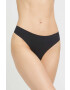 DKNY tanga 3-pack culoarea negru - Pled.ro