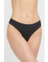 DKNY tanga 3-pack culoarea negru - Pled.ro