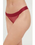 DKNY tanga culoarea bordo - Pled.ro