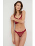 DKNY tanga culoarea bordo - Pled.ro