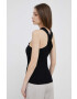 DKNY top culoarea negru - Pled.ro