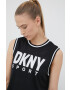 DKNY top femei culoarea negru - Pled.ro