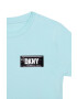 DKNY tricou copii culoarea turcoaz - Pled.ro