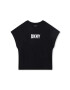 DKNY tricou copii culoarea gri - Pled.ro