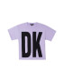 DKNY Tricou de bumbac pentru copii culoarea roz - Pled.ro