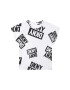 DKNY tricou de bumbac pentru copii culoarea negru cu imprimeu - Pled.ro