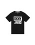 DKNY tricou de bumbac pentru copii culoarea alb - Pled.ro