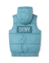 DKNY vesta cu doua fete pentru copii culoarea verde - Pled.ro