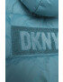 DKNY vesta cu doua fete pentru copii culoarea verde - Pled.ro