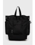 Doughnut Rucsac Pyramid femei culoarea negru mic material neted - Pled.ro