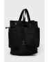 Doughnut Rucsac Pyramid femei culoarea negru mic material neted - Pled.ro