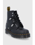 Dr. Martens Bocanci de piele femei culoarea negru cu toc plat 26959001-Black.Fine - Pled.ro