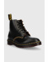 Dr. Martens cizme de piele 101 Arc femei culoarea negru cu toc plat - Pled.ro