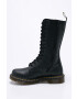 Dr. Martens botine Vonda femei culoarea negru cu toc plat 12761001.Vonda-BLACK - Pled.ro